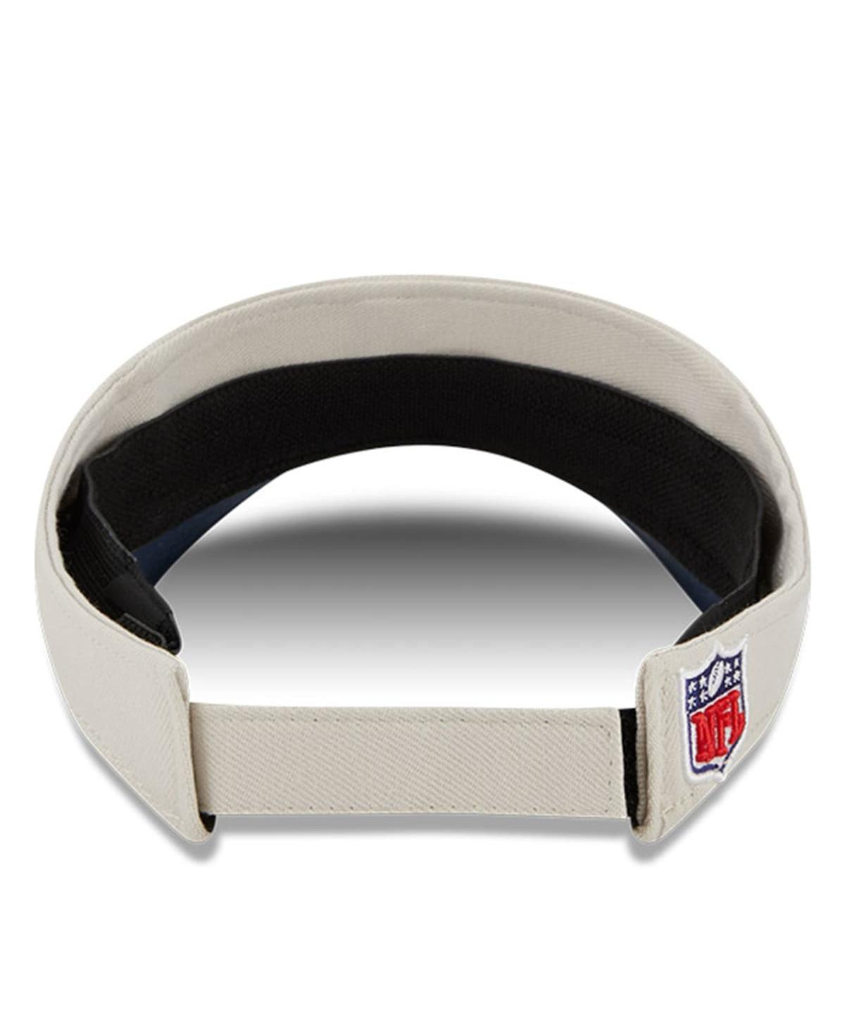 New Era Men's  Cream, Navy Dallas Cowboys 2023 Sideline Historic Adjustable Visor In Cream,navy