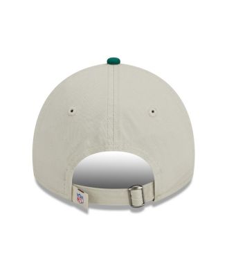 Men's Cream, Green New York Jets 2023 Sideline Historic 9TWENTY Adjustable Hat