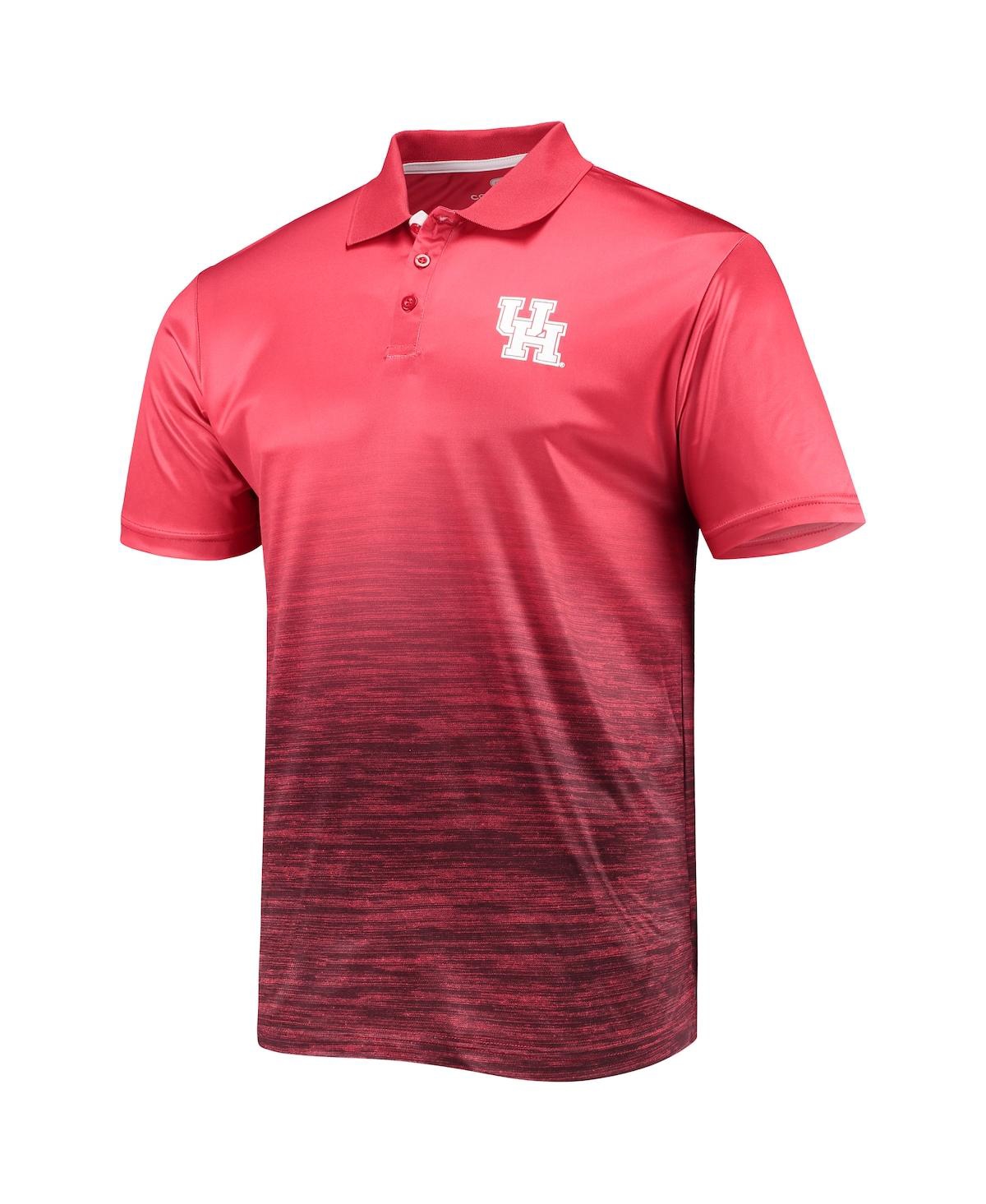 Shop Colosseum Men's  Red Houston Cougars Marshall Polo Shirt