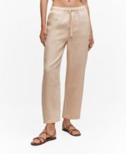 Macys women linen pants top