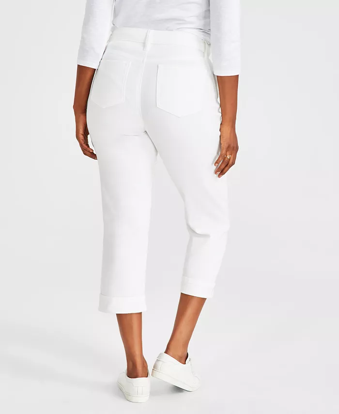 Women's Mid-Rise Curvy Capri Jeans - thumbnail 2