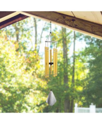 36" Long Tuned Wind Chime Traditional Yellow Tube