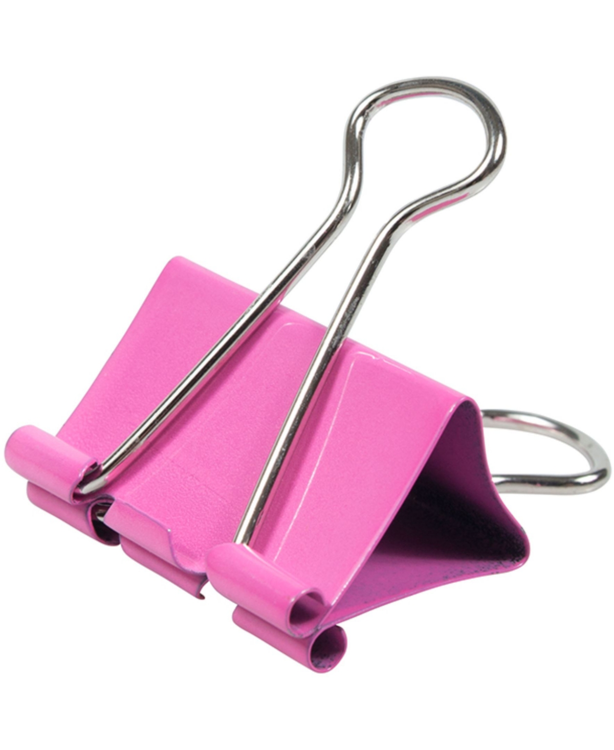 Shop Jam Paper Colorful Binder Clips In Pink