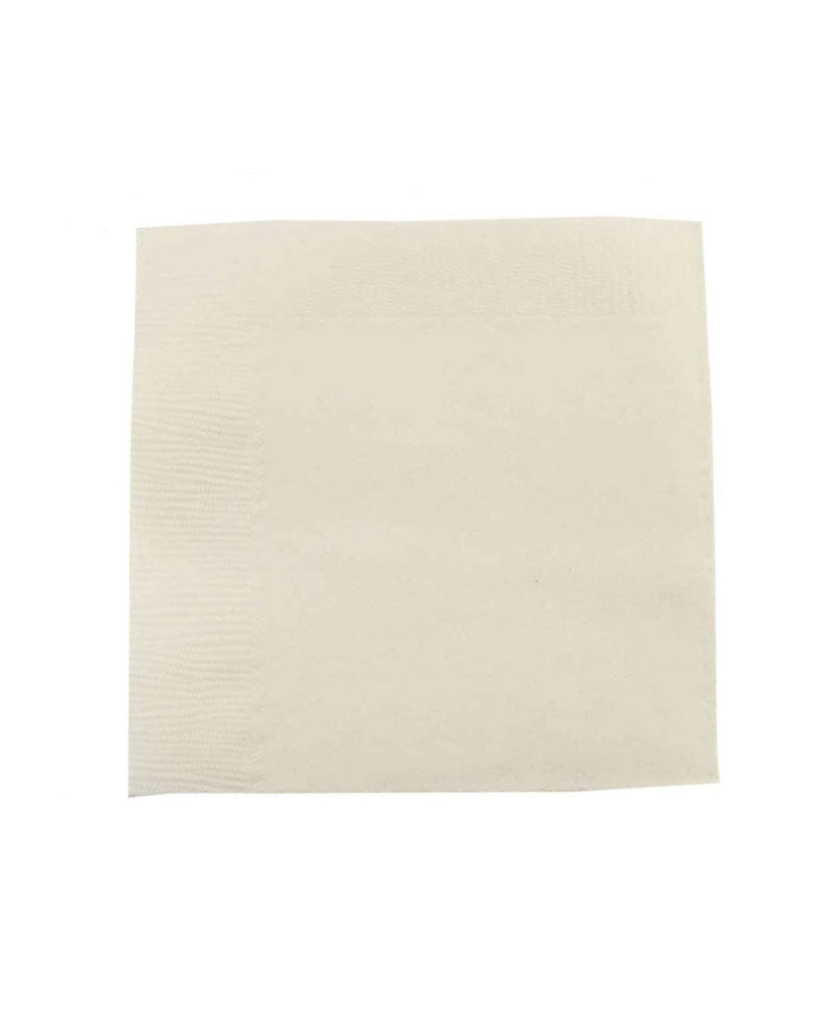 Shop Jam Paper Small Beverage Napkins In Ivory
