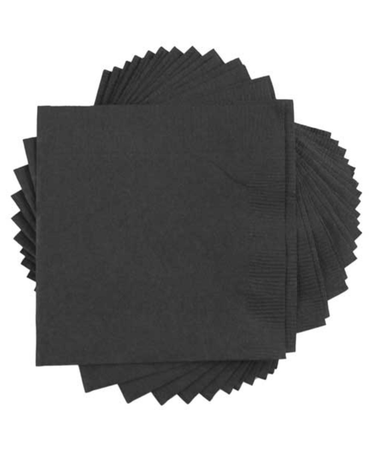 Jam Paper Medium Lunch Napkins In Black