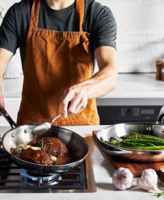 HENCKELS Clad H3 2-Piece Stainless Steel Fry Pan Set