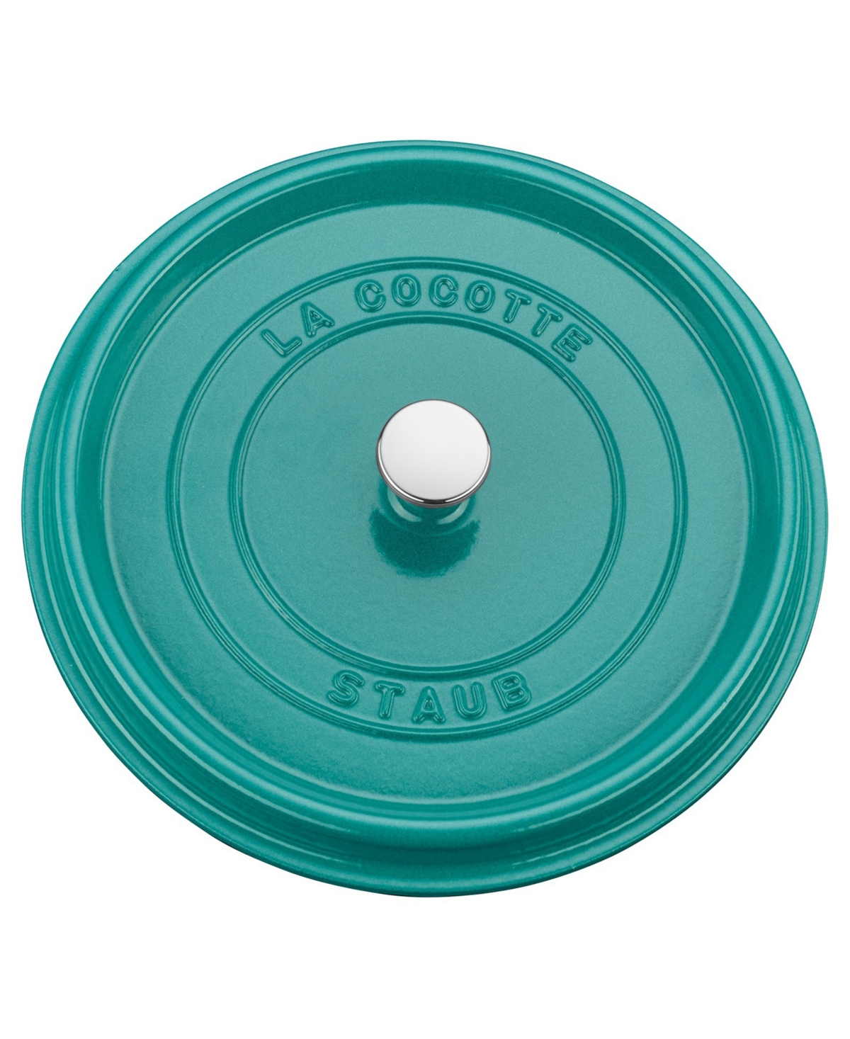 Staub Cast Iron 5.5-qt Round Dutch Oven In Green