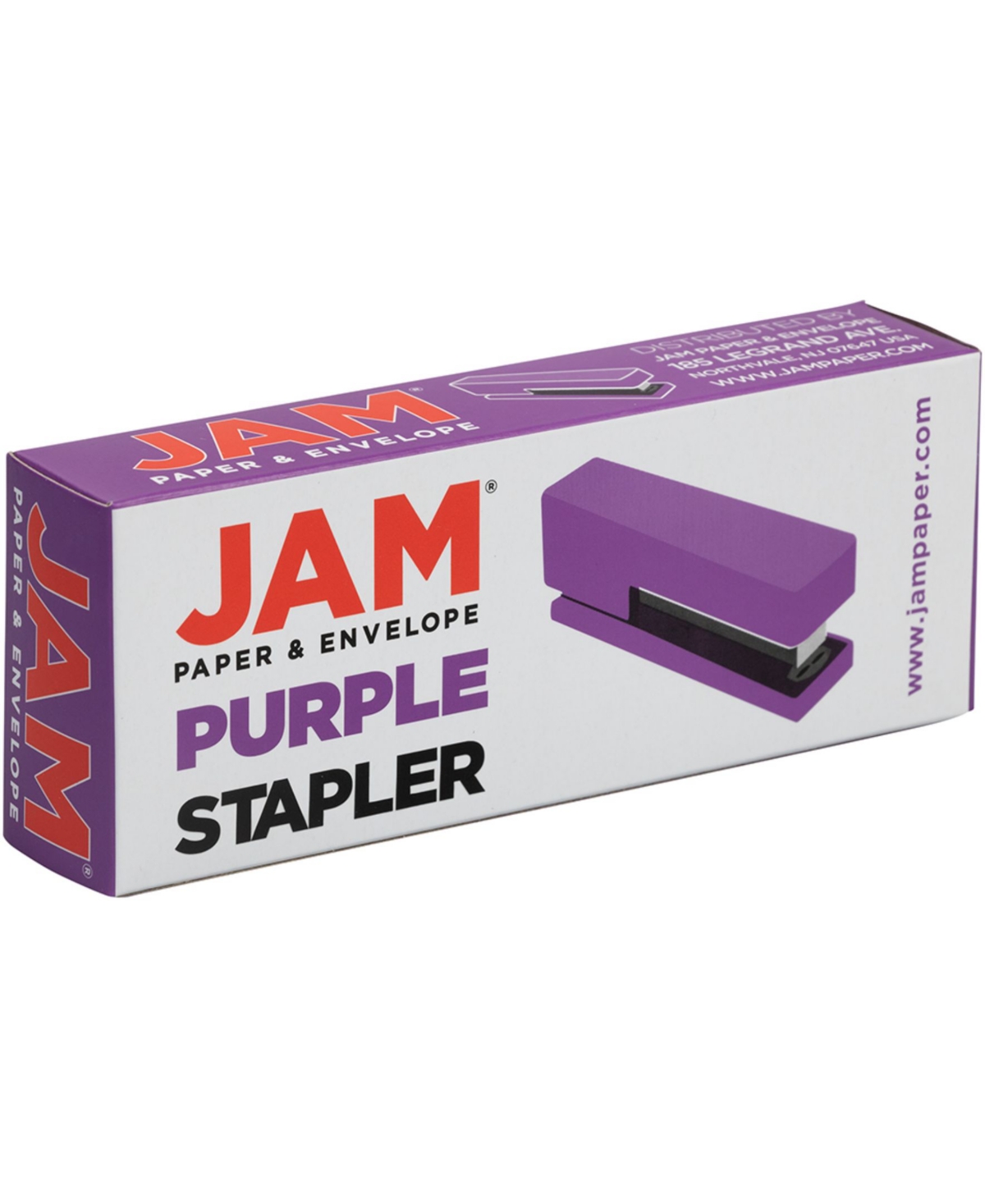 Shop Jam Paper Modern Desk Stapler In Purple