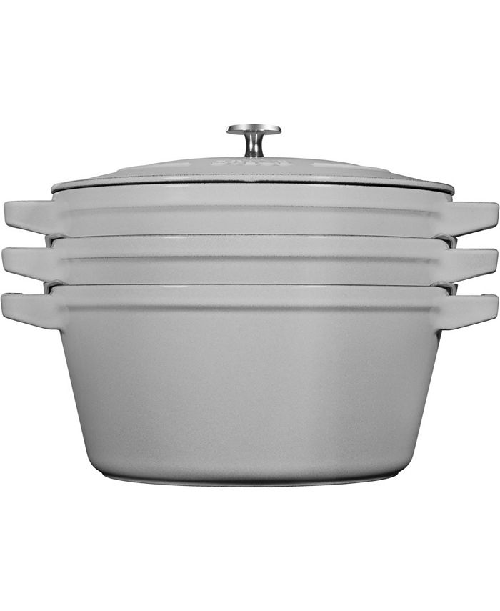 Staub J.A. Henckels Cast Iron Set 4 Piece Stackable Set Macy's