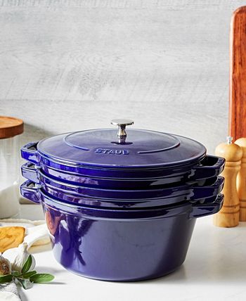 Staub Stackable 4-Piece Set - Magnolia