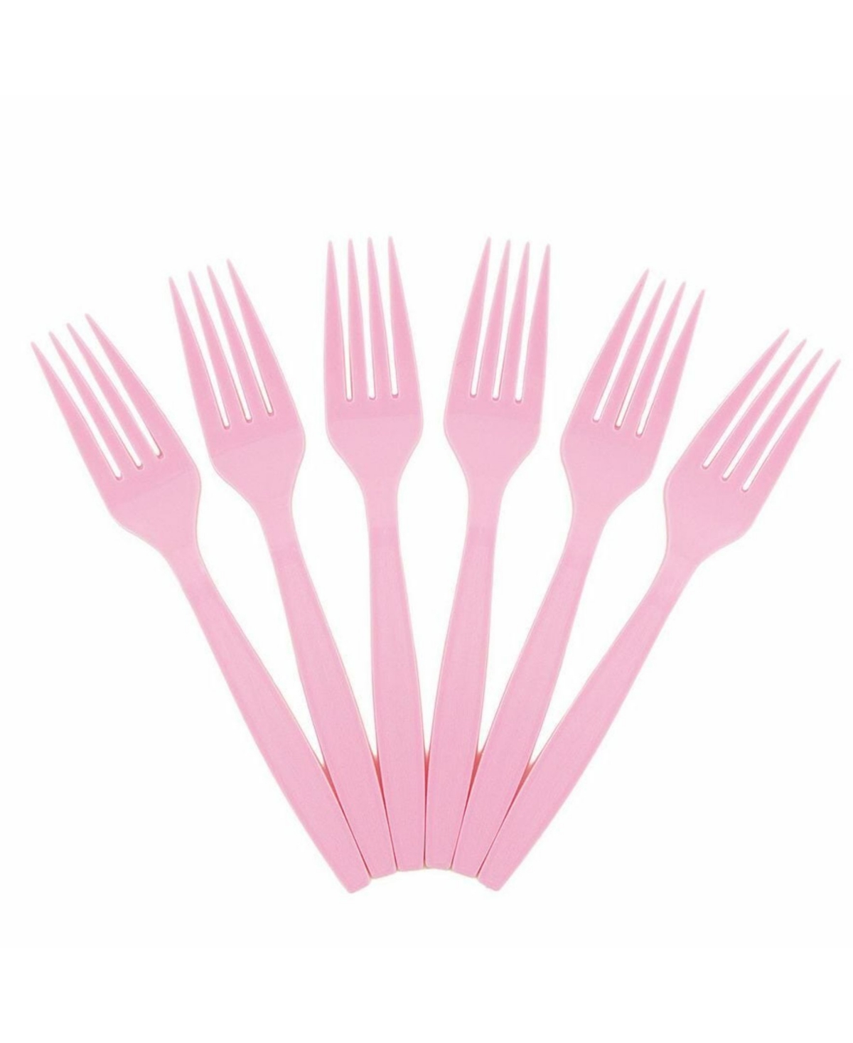 Shop Jam Paper Big Party Pack Of Premium Plastic Forks In Pink