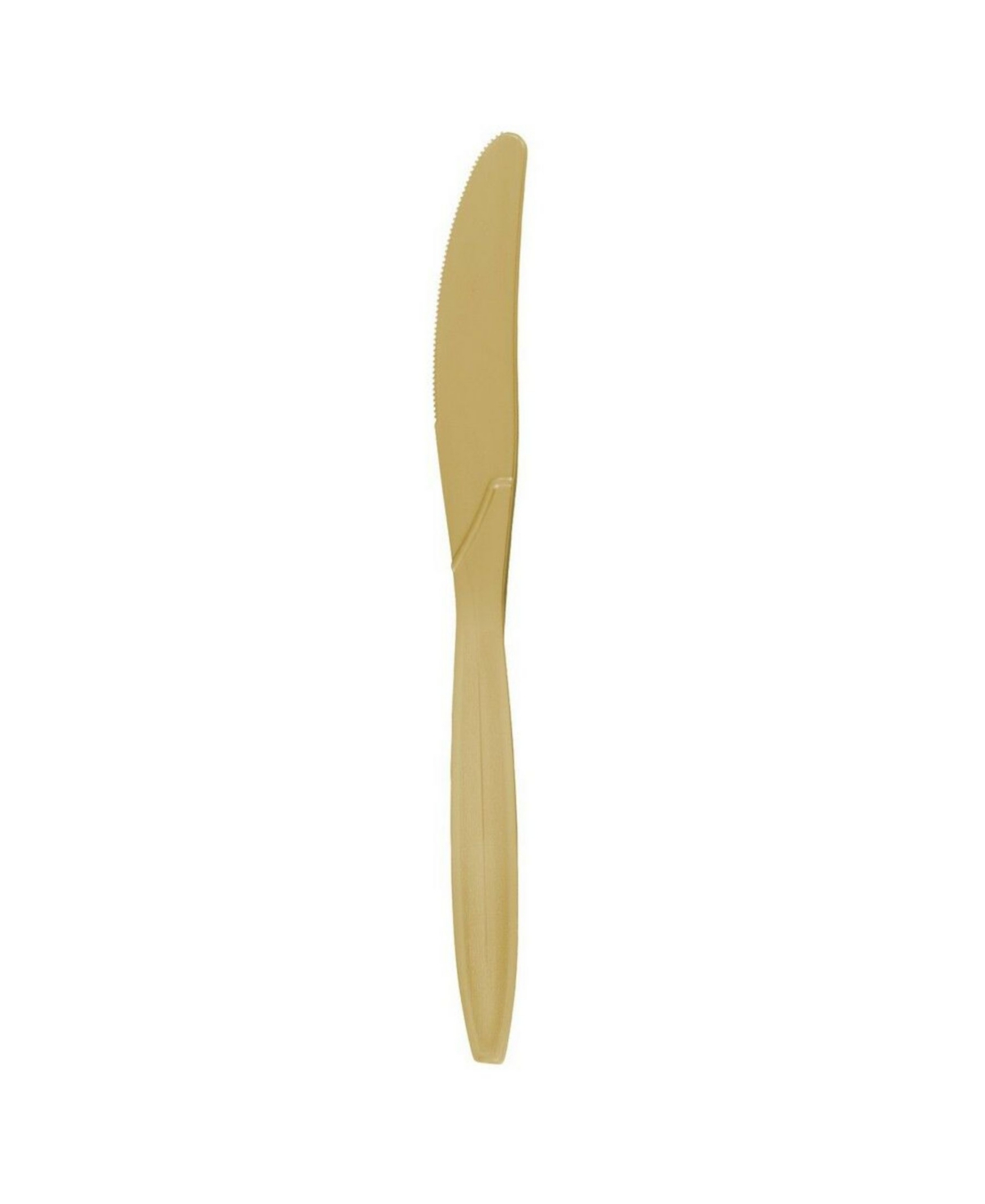 Shop Jam Paper Big Party Pack Of Premium Plastic Knives In Gold