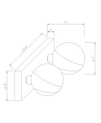Tomy 14" Indoor Finish Wall Sconce with Light Kit