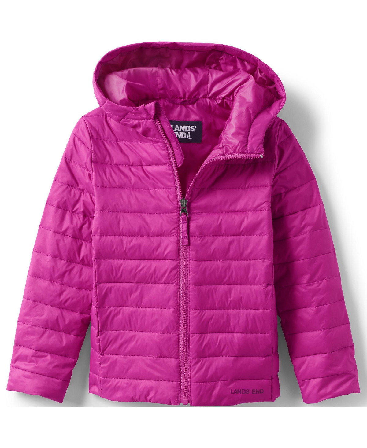 Lands' End Big Boys ThermoPlume Packable Hooded Jacket