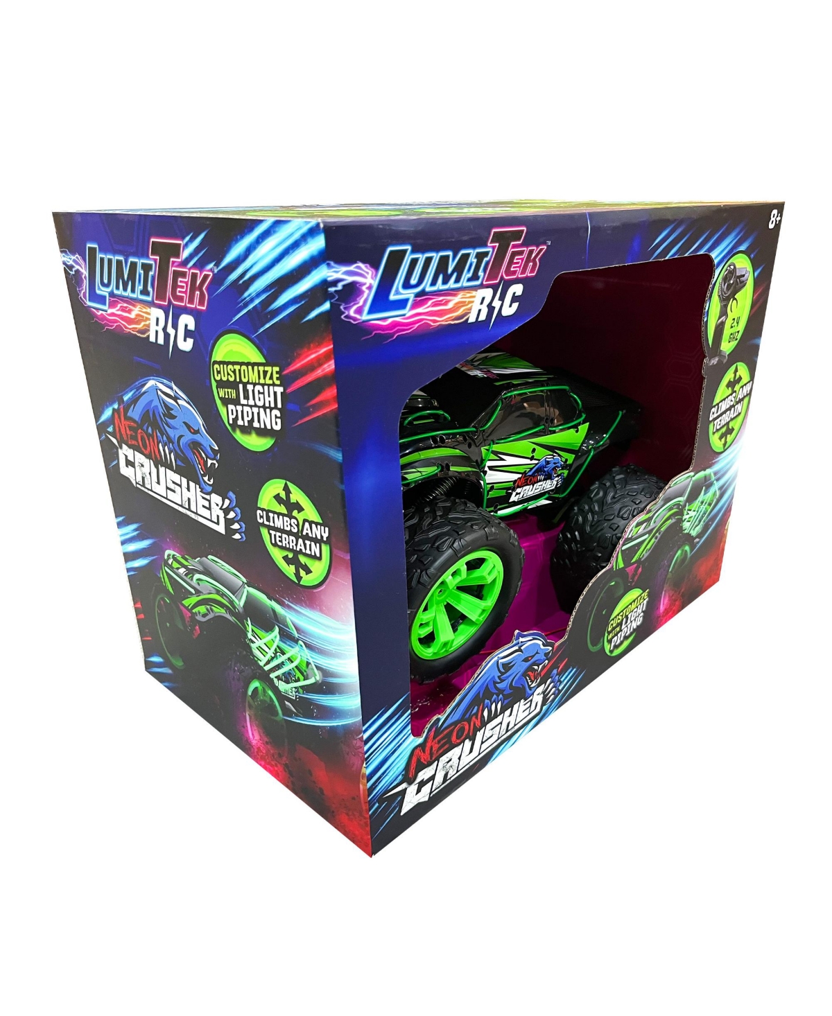 Shop Lumitek Remote Control Neon Crusher Monster Truck 2.4 Ghz, Created For Macy's In Multi