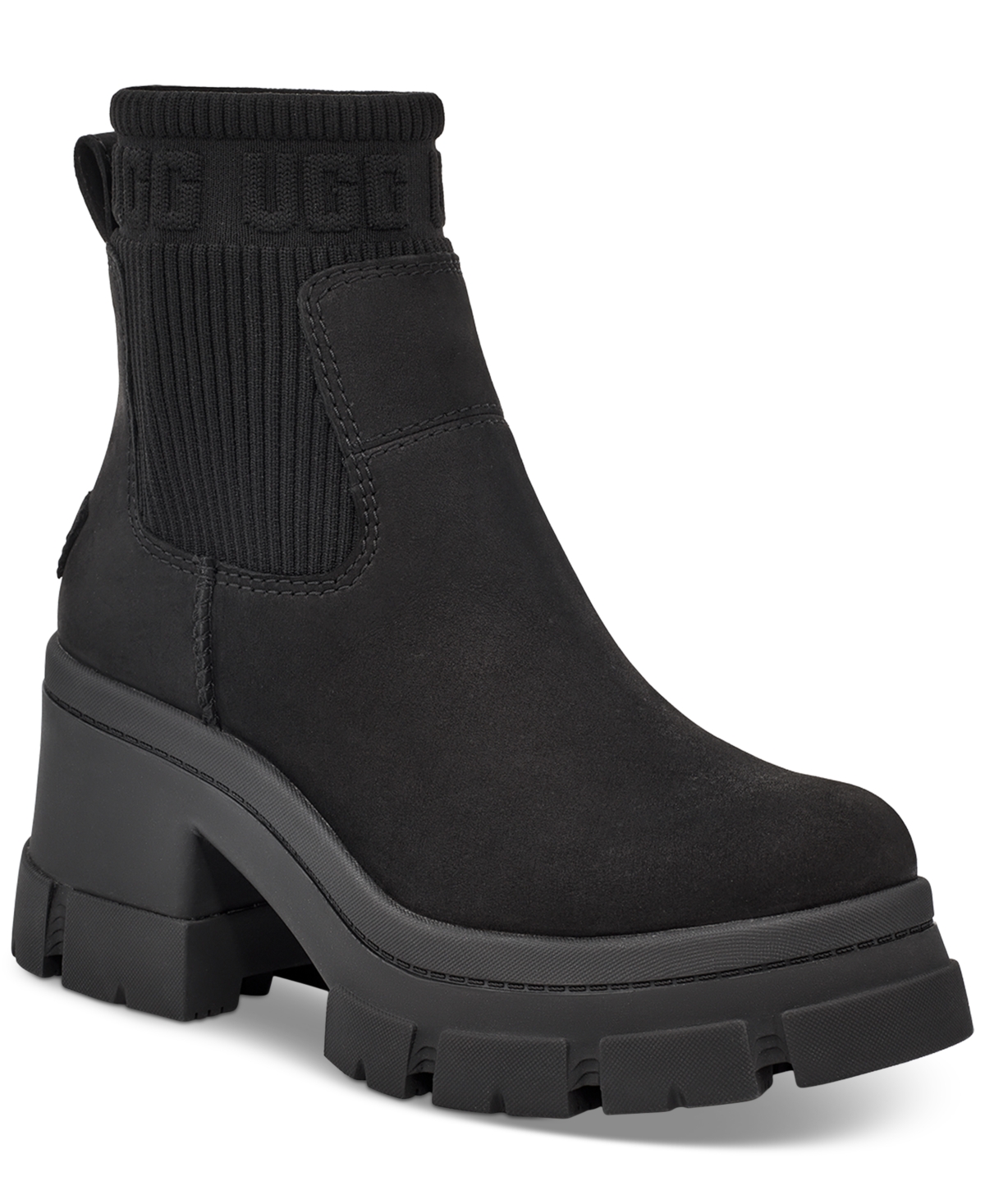 Ugg Women's Brooklyn Waterproof Chelsea Booties In Black