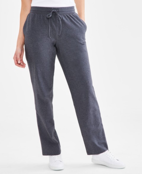 Женские Style & Co Women's Mid Rise Drawstring-Waist Sweatpants
