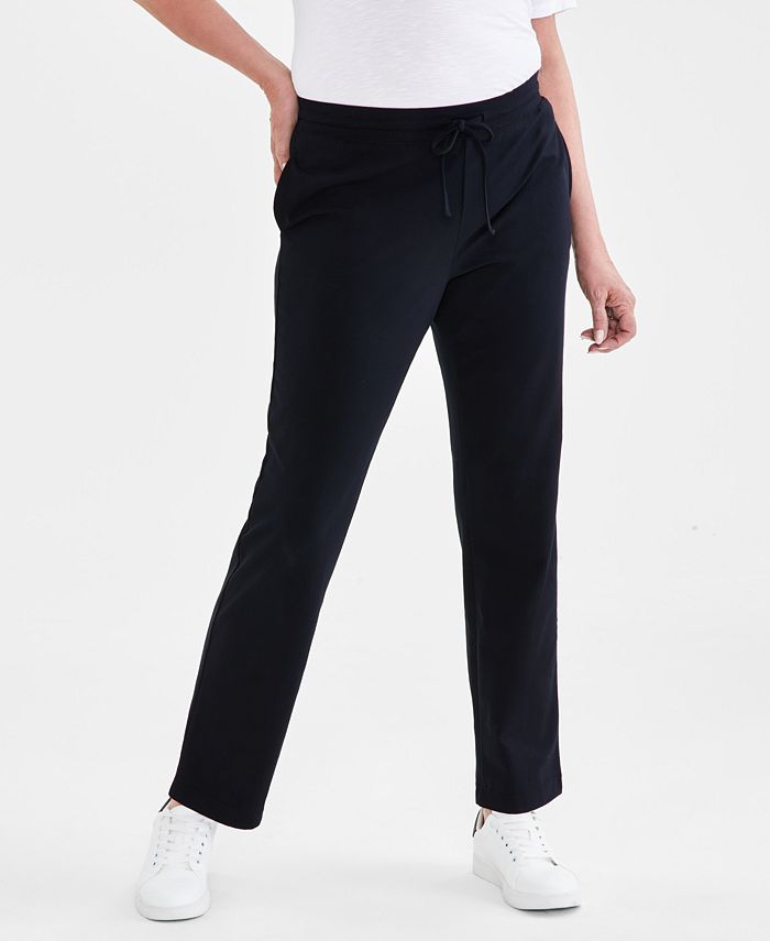 Style & Co Women's Mid Rise Drawstring-Waist Sweatpants, Created for Macy's  - Macy's