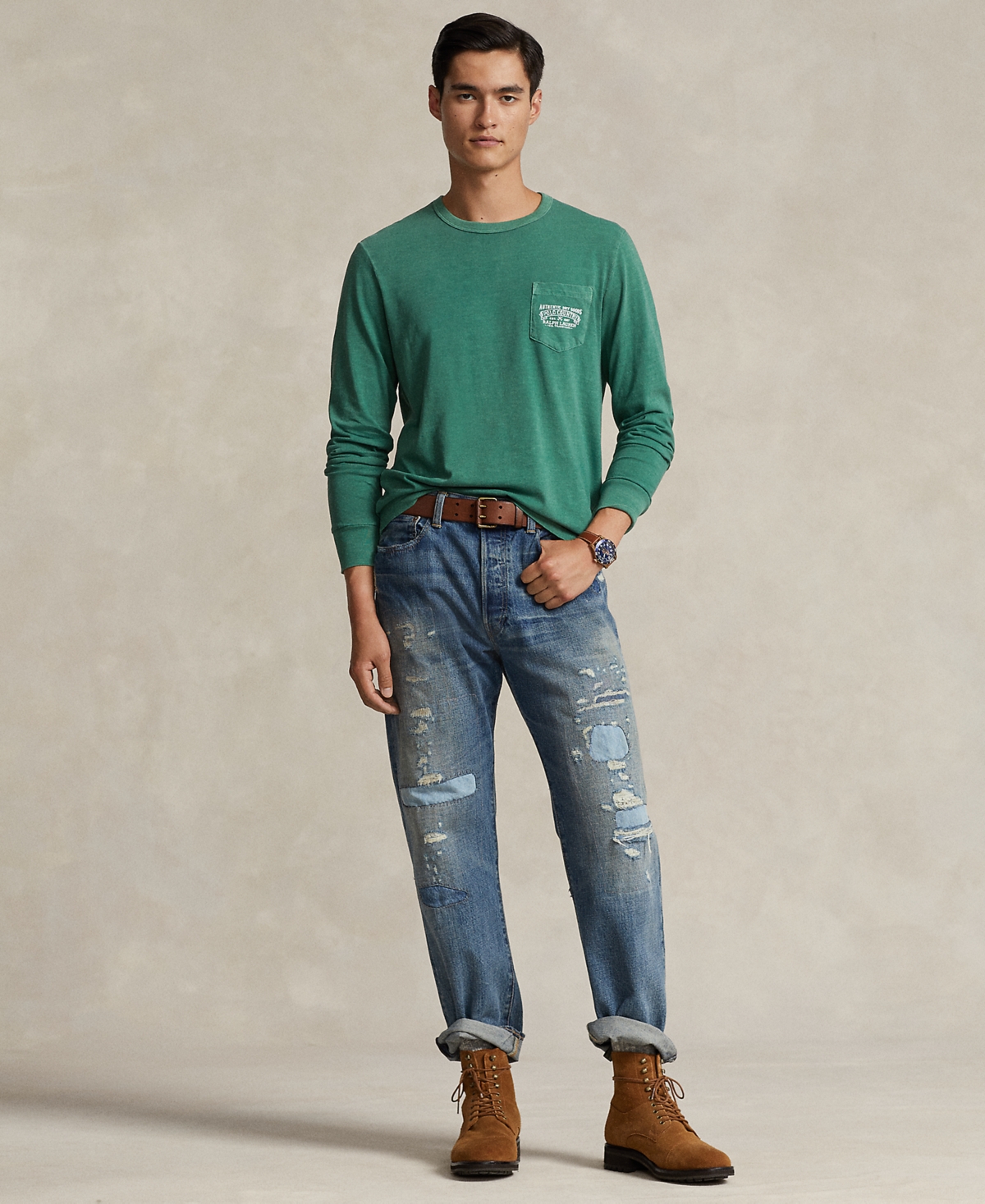 Polo Ralph Lauren Men's Custom Slim Fit Polo Country T-Shirt