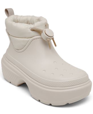 Crocs Women's Stomp Puff Boots from Finish Line - Macy's