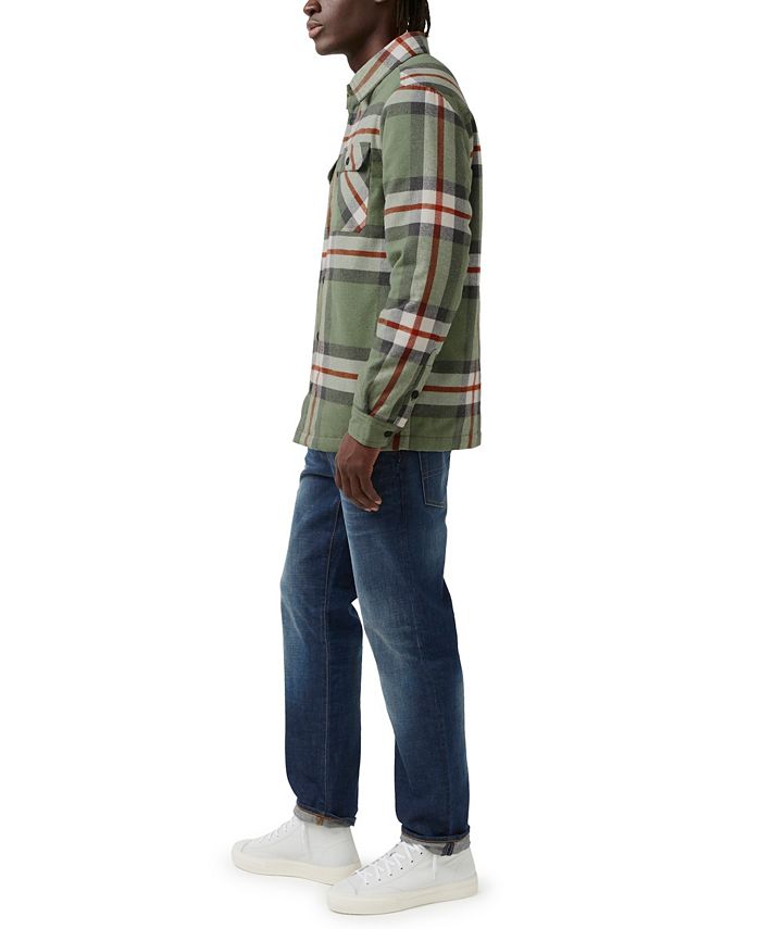 Buffalo David Bitton Shacket Giacca Camicia Uomo | Blouson Maniche Lunghe Nero