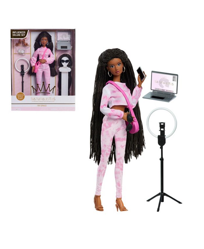 Naturalistas 11.5 Grace Fashion Doll and Accessories with 4B