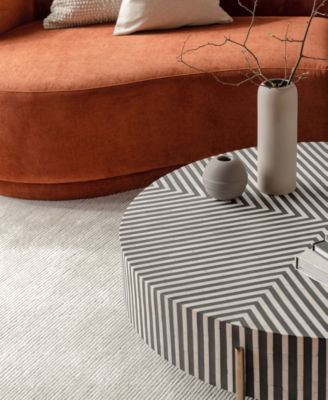 Chameau 48" Iron Round Coffee Table Large