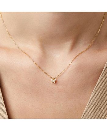 14K Gold Heart Necklace - Laure Mother of Pearl - Ana Luisa Jewelry