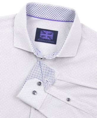 Men's Regular-Fit Fine Stripe Dress Shirt