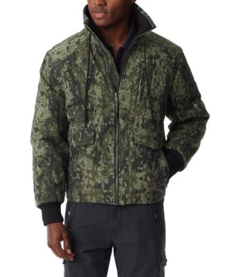 BASS OUTDOOR - Men's Quilted Zip-Front Bomber Jacket