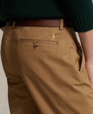 Men's Straight-Fit Washed Stretch Chino Pants