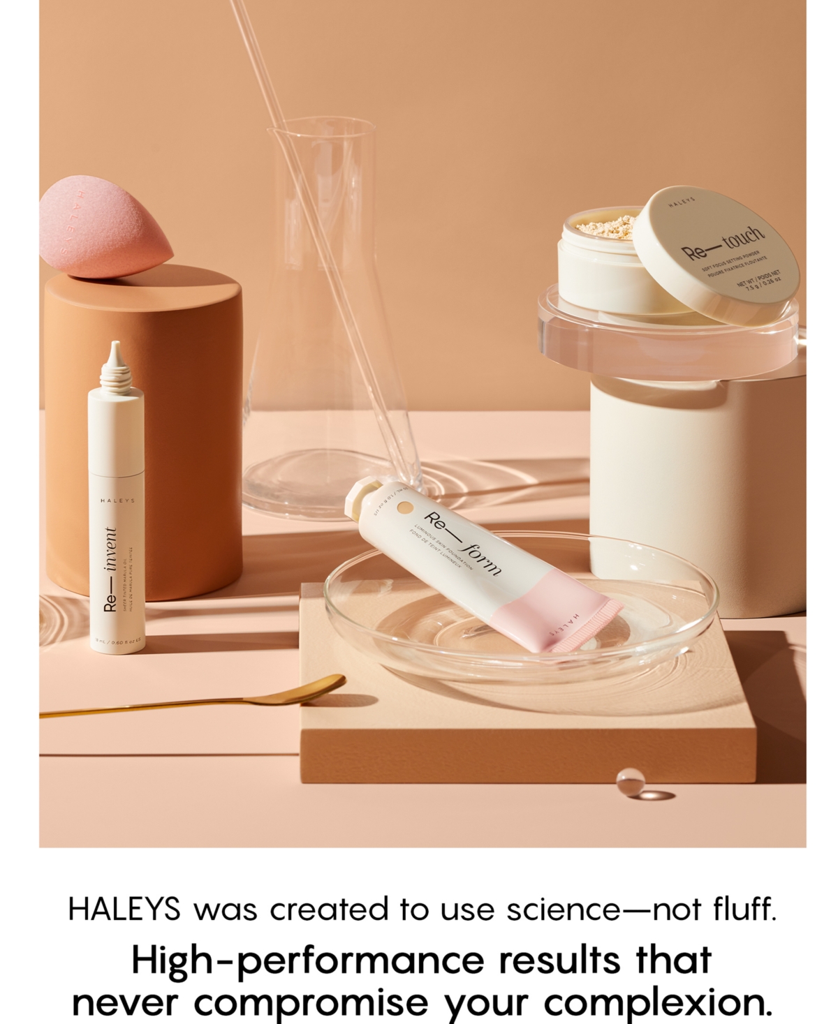 Haleys Beauty Re-invent Sheer Tinted Marula Oil, oz. -light - Cool