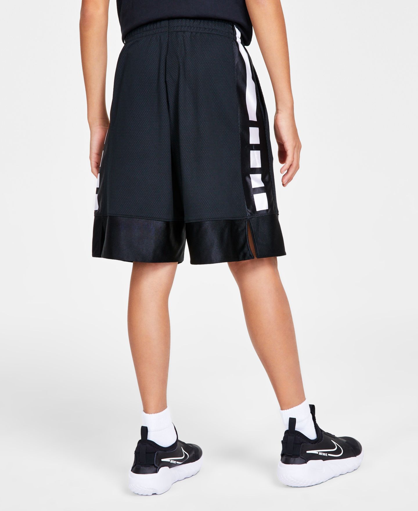 Шорты Nike Elite Dri-FIT Basketball Shorts для мальчиков, цвет: Чёрный — фото 2
