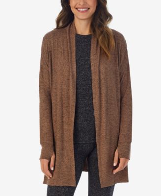 Cuddl Duds - Women's Soft Knit Open-Front Wrap