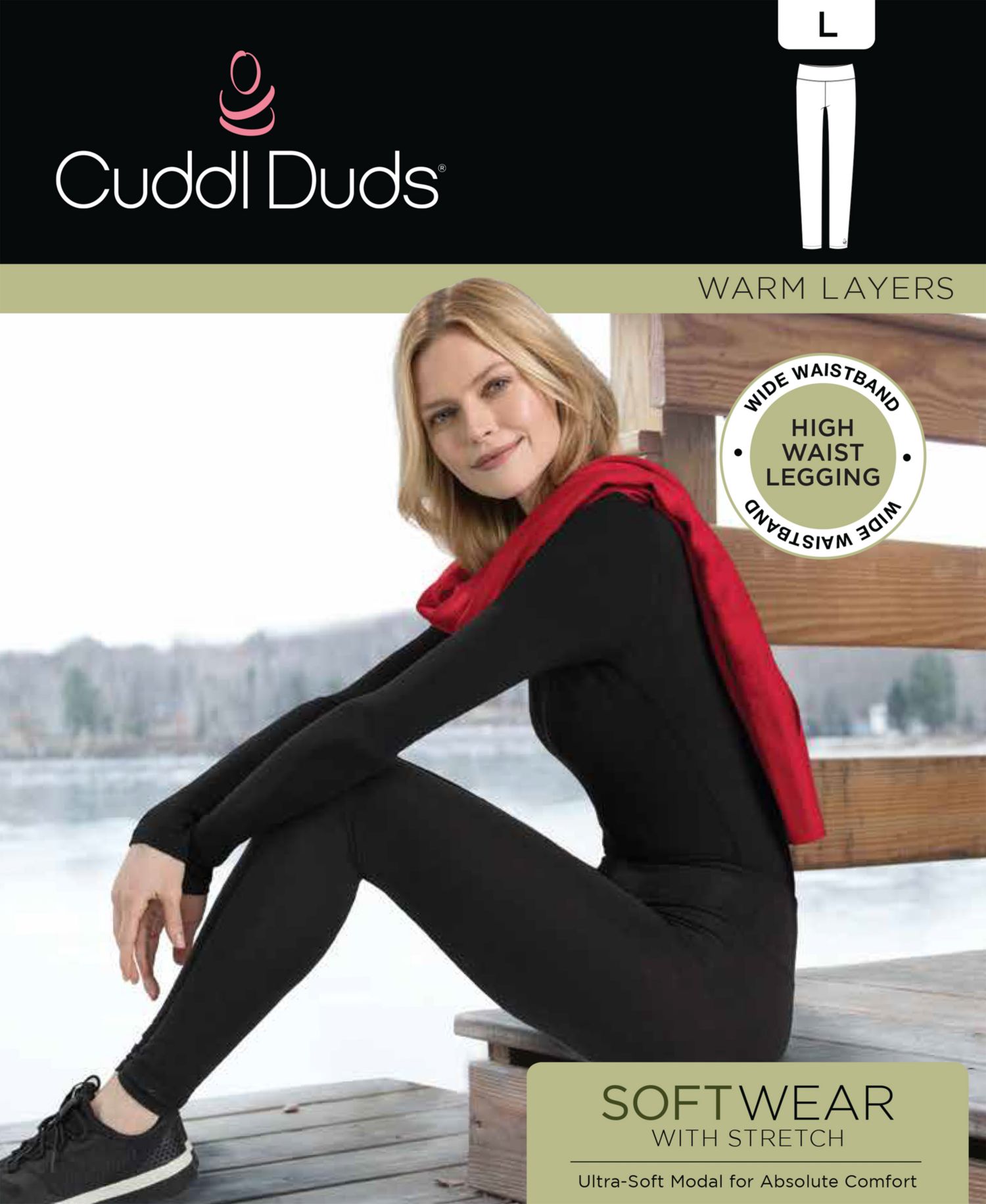 Plus Size Softwear with Stretch High-Waist Leggings