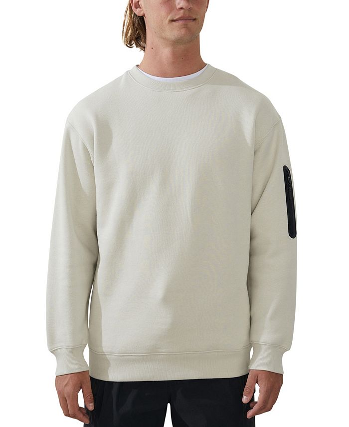COTTON ON Men's Active Crew Fleece Sweatshirt - Macy's