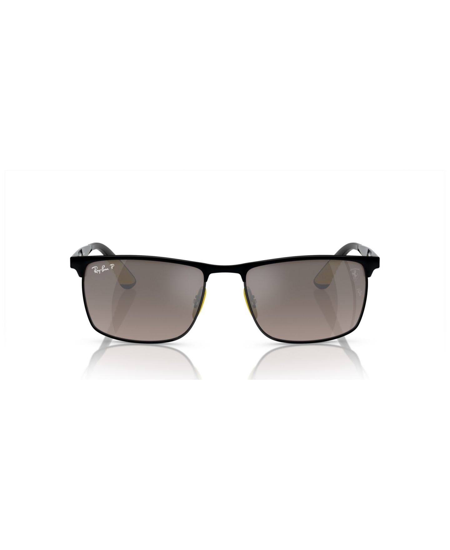 Солнцезащитные очки Ray-Ban Unisex Polarized, Mirror Gradient RB3726M, цвет: Чёрный — фото 2