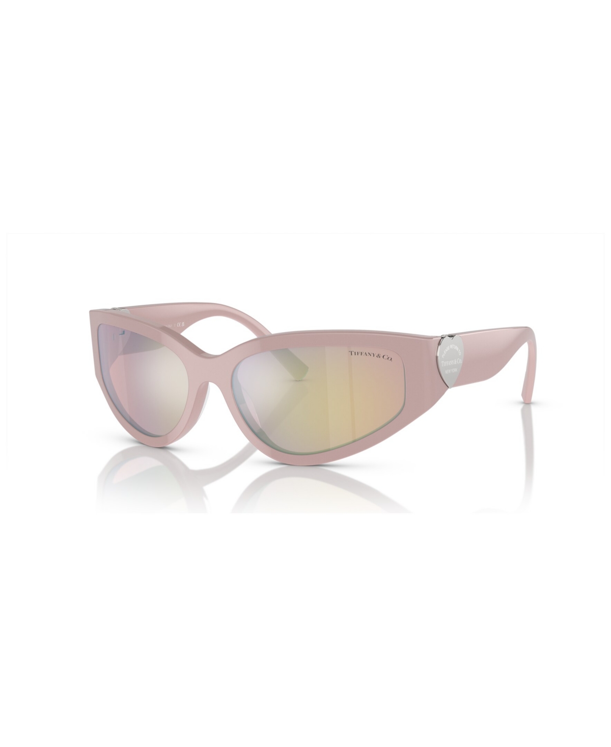 Tiffany & Co Women's Sunglasses, Mirror Tf4217 In Dusty Pink