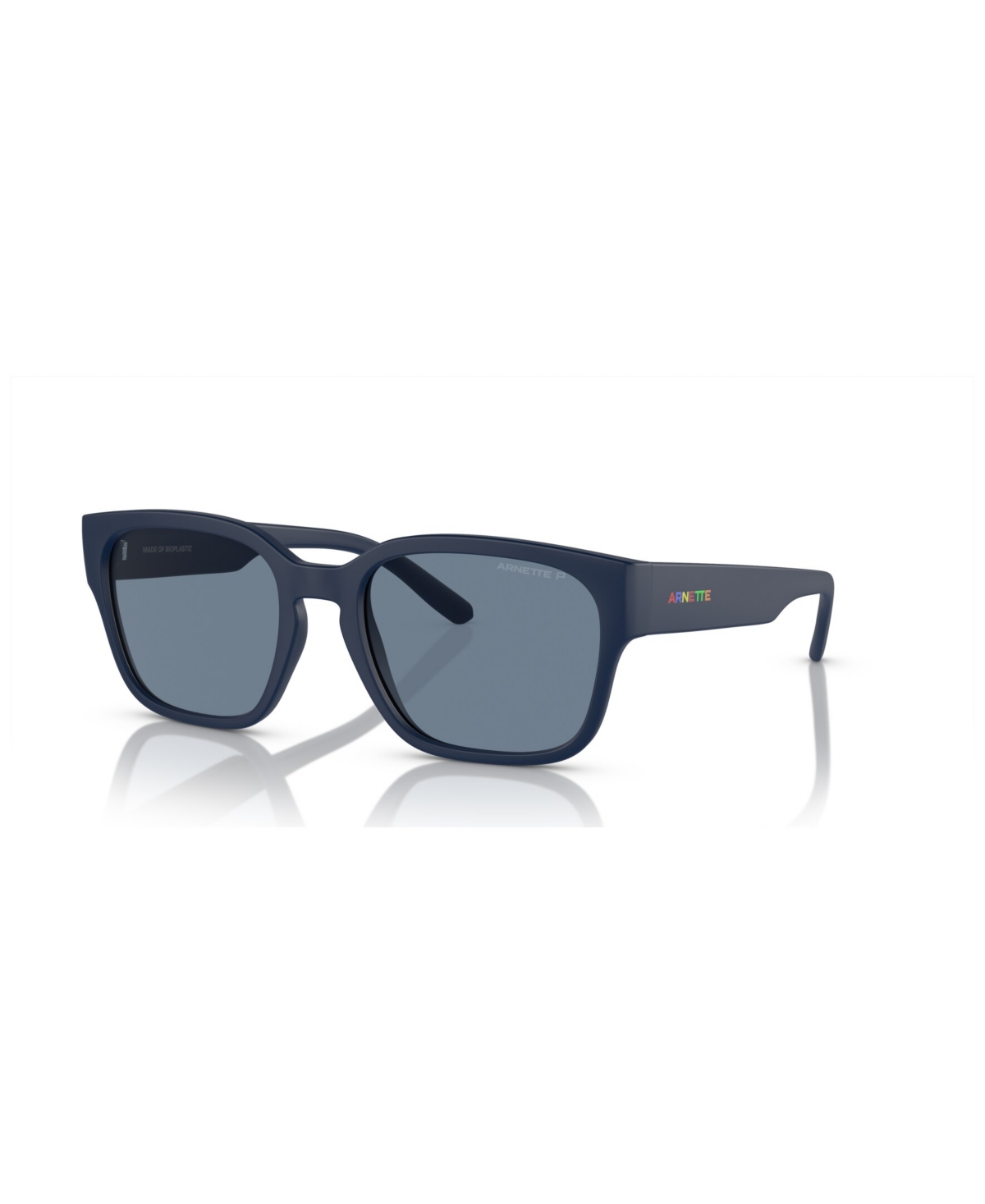Shop Arnette Men's Hamie Polarized Sunglasses, An4325 In Matte Dark Blue