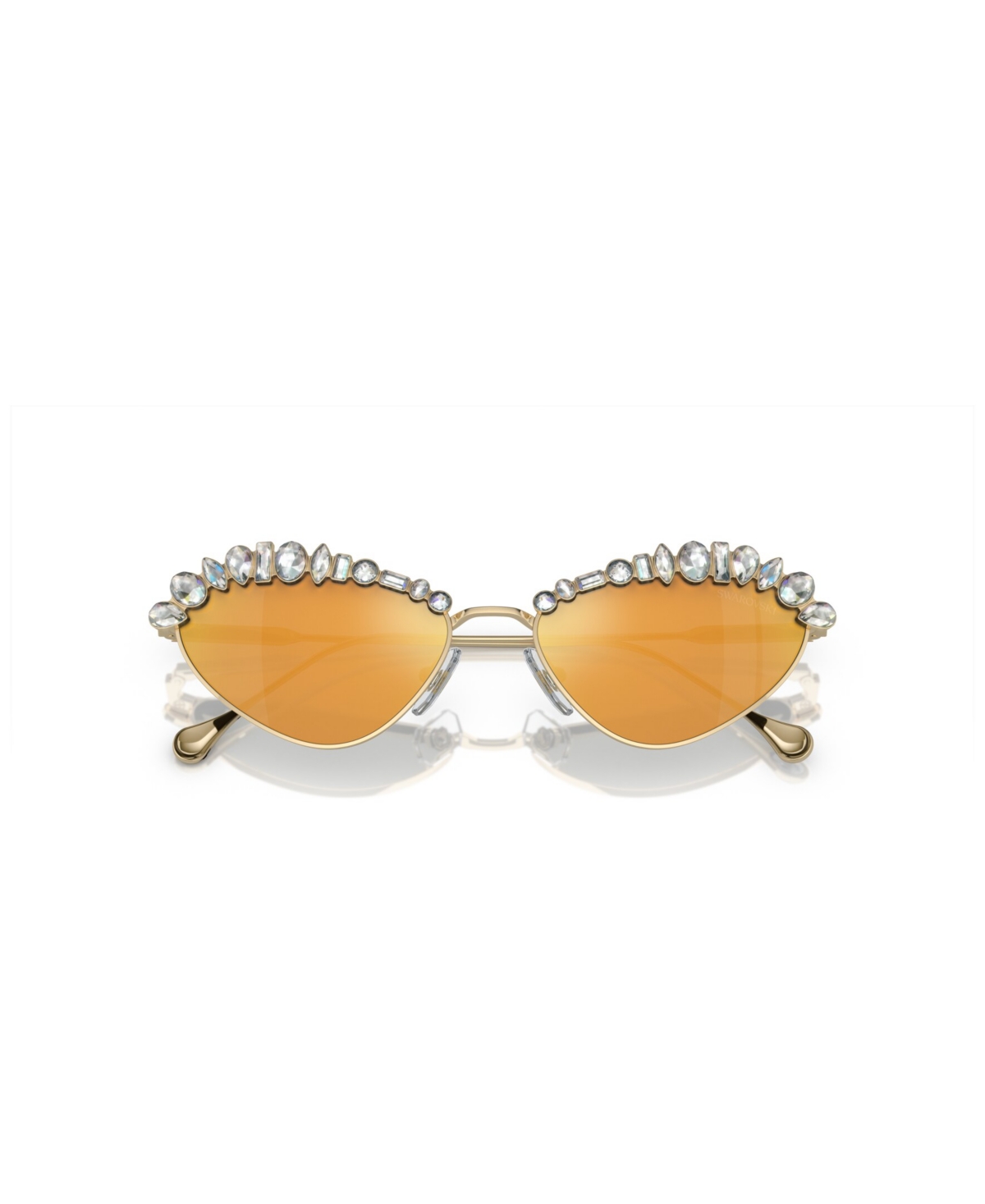 Shop Swarovski Women's Sunglasses, Mirror Sk7009 In Pale Gold
