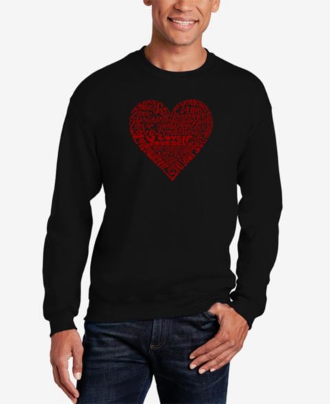 Мужская толстовка LA Pop Art Love Yourself Word Art Crewneck, цвет: Чёрный