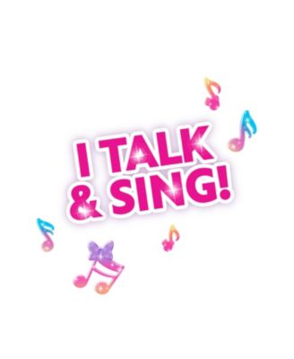 Disney Junior Sparkle & Sing Minnie Mouse, 13" Plush with Lights and Sounds