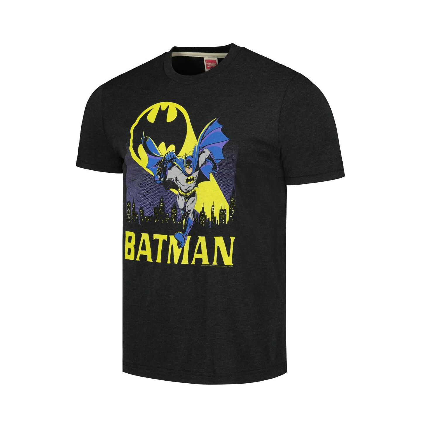 Футболка Homage Charcoal Batman Graphic Tri-Blend — фото 3