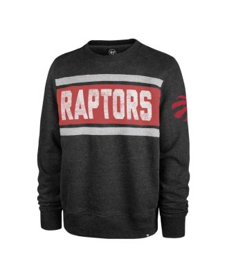 Men's Heather Black Toronto Raptors Tribeca Emerson Pullover Sweatshirt
