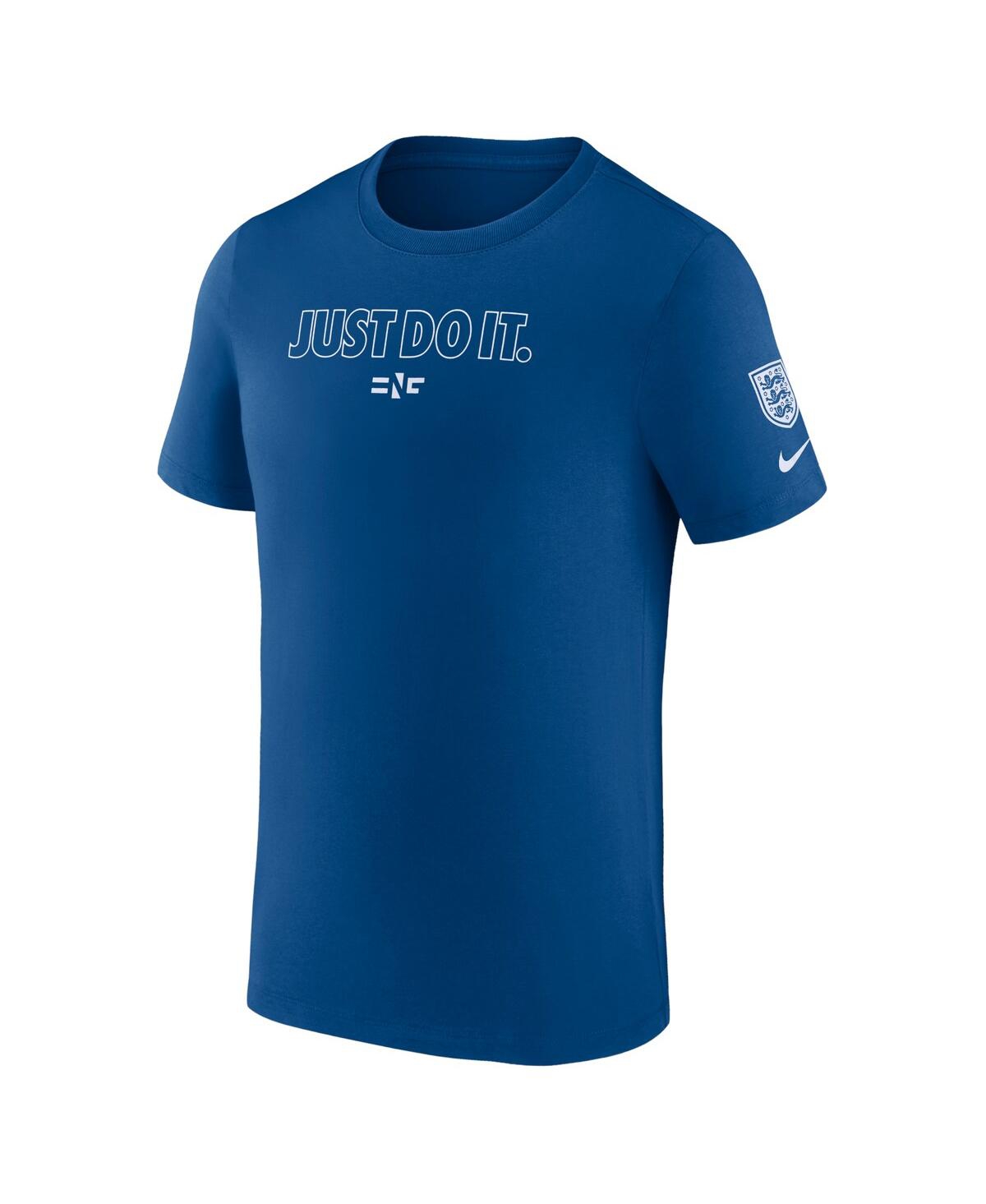 Nike Men's  Navy England Women's National Team Just Do It T-shirt In Navy