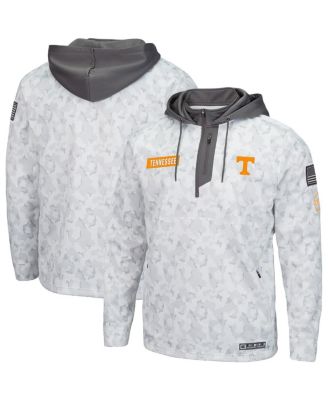 Men's Arctic Camo Tennessee Volunteers OHT Military-Inspired Appreciation Quarter-Zip Hoodie