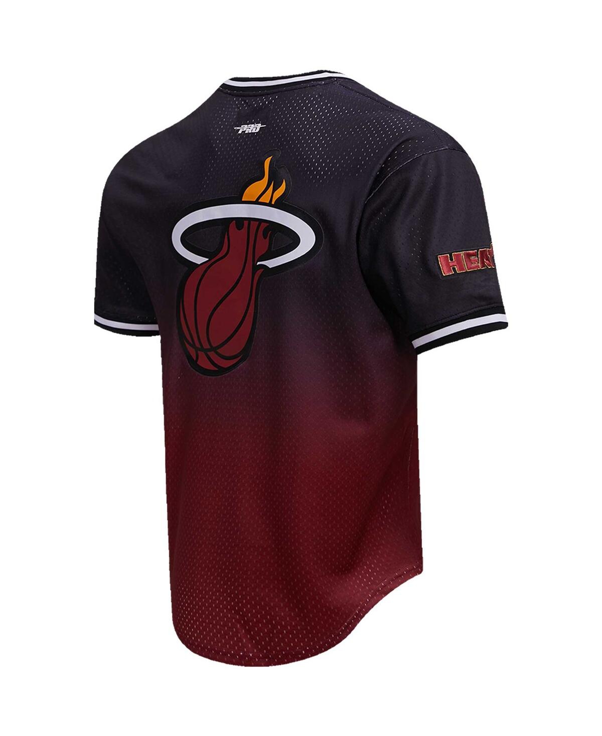 Pro Standard Men's Post Jimmy Butler Black/Red Miami Heat Ombre Name & Number T-Shirt Size: Small