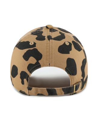 Women's Michigan State Spartans Rosette Leopard Clean Up Adjustable Hat