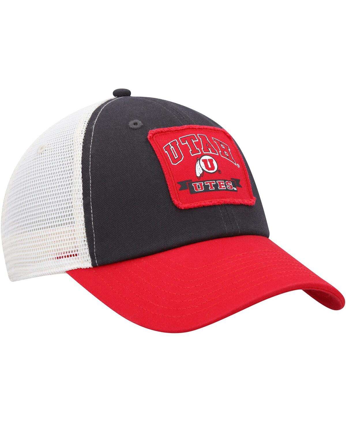 Shop Colosseum Men's  Charcoal Utah Utes Objection Snapback Hat