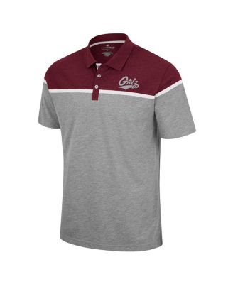 Men's Heather Gray Montana Grizzlies Chamberlain Polo Shirt